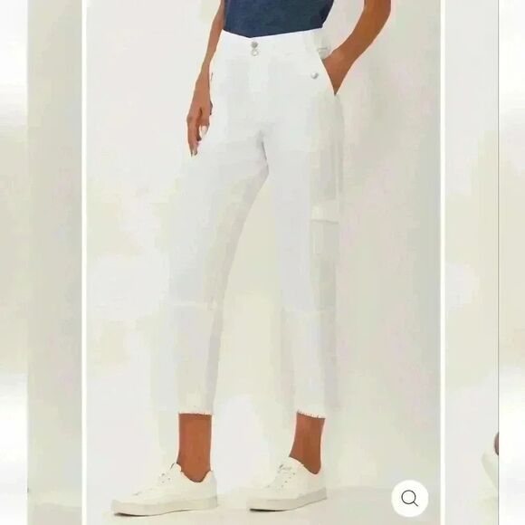 Ecru The Crosby White Utility Pants Size 8 - Picture 1 of 10